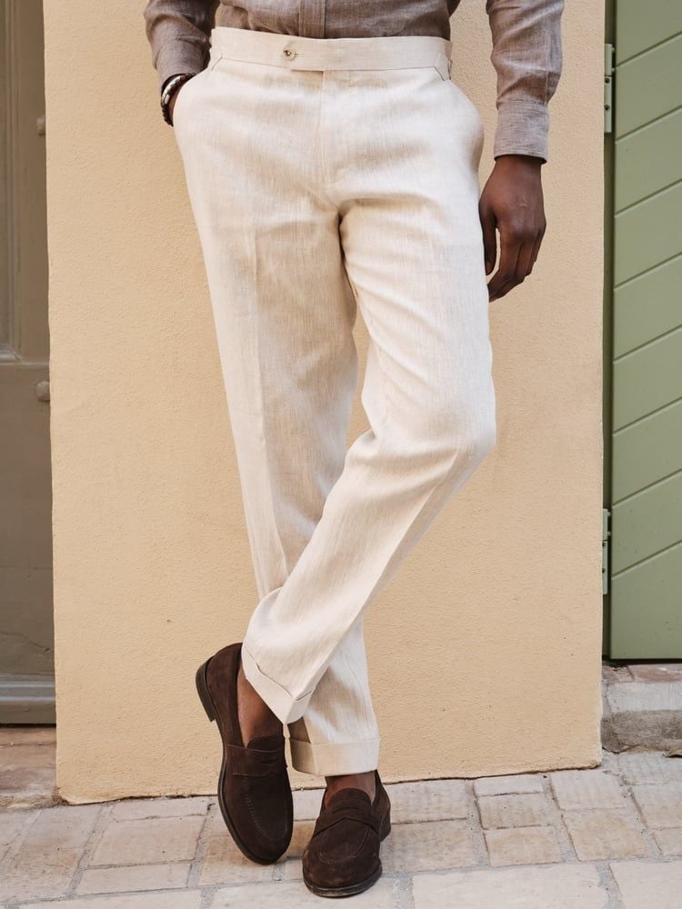 Men's Linen Pants - Linen Pants Online | John Henric