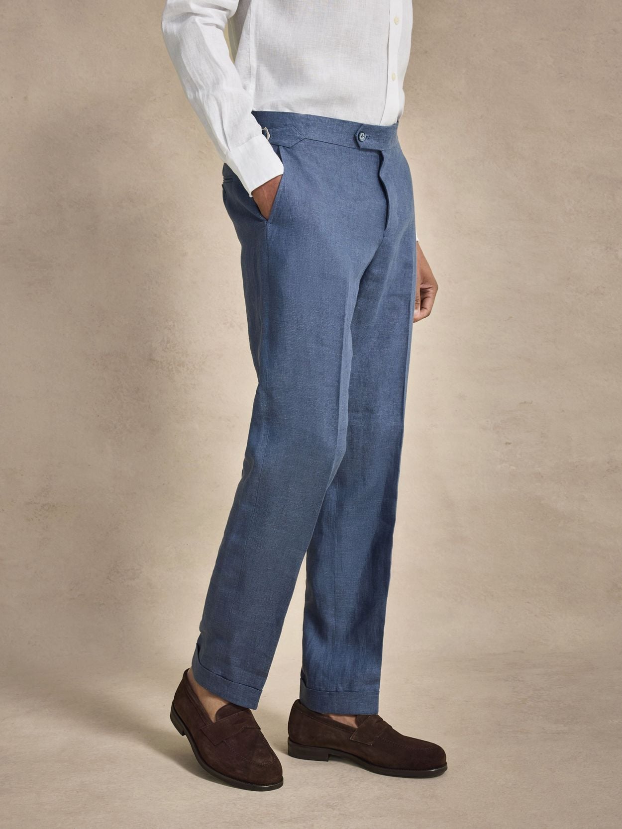 sachin and babi light blue dress John Henric - Blue Linen Trousers