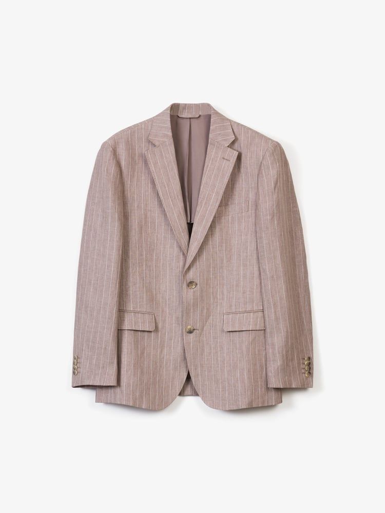 Taupe Stribet Hørblazer