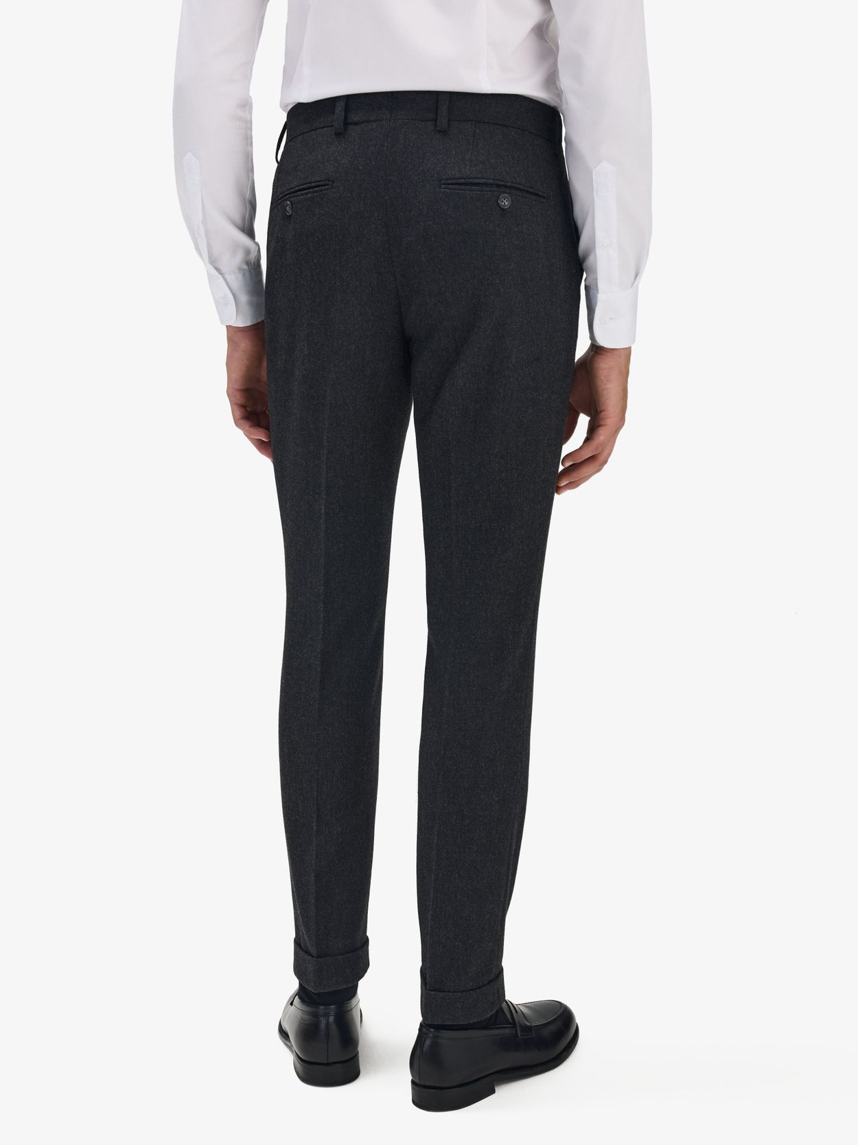 Image number 8 for product Gråt Flannel Jakkesæt