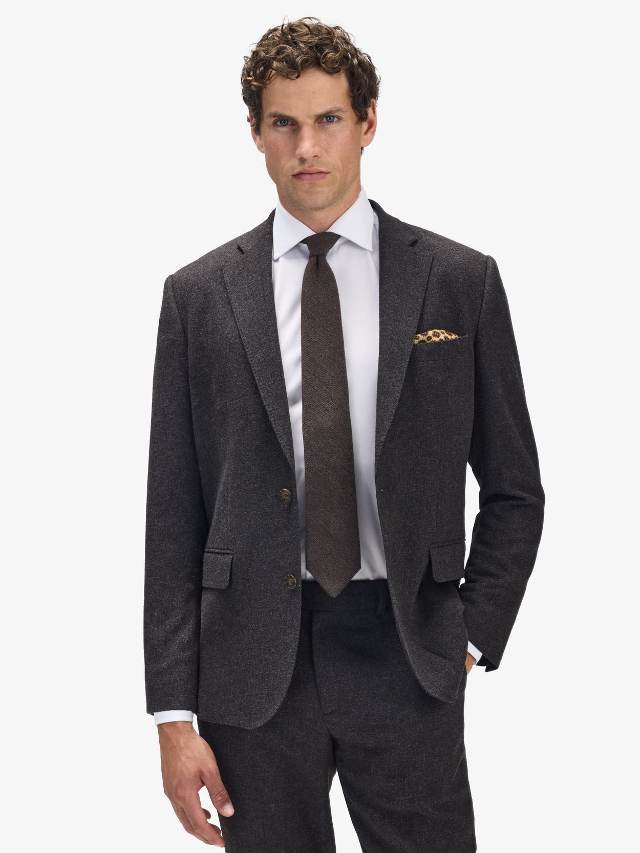 Image number 1 for product Brown Flannel Suit Samuel