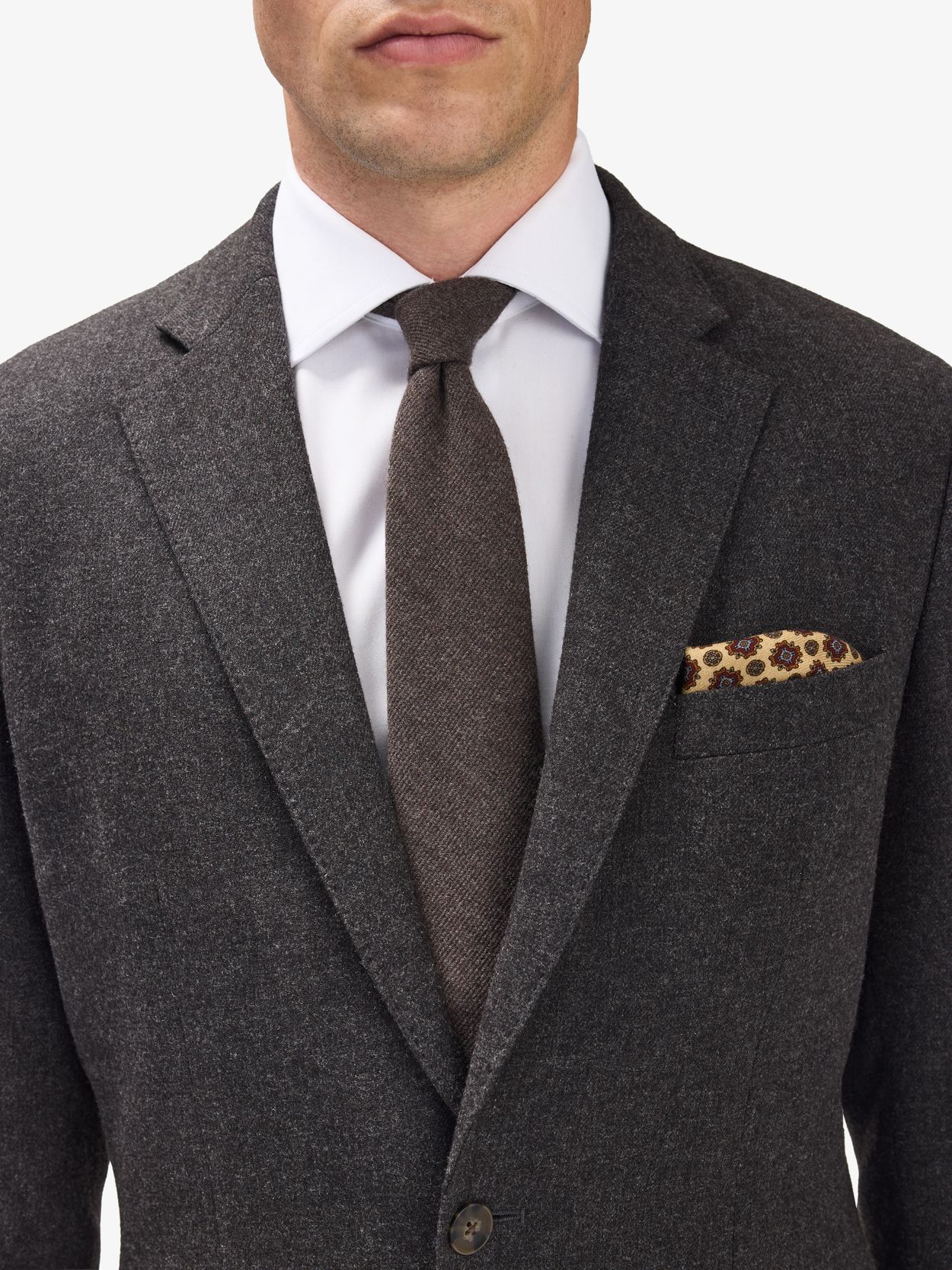 Image number 3 for product Brown Flannel Suit Samuel