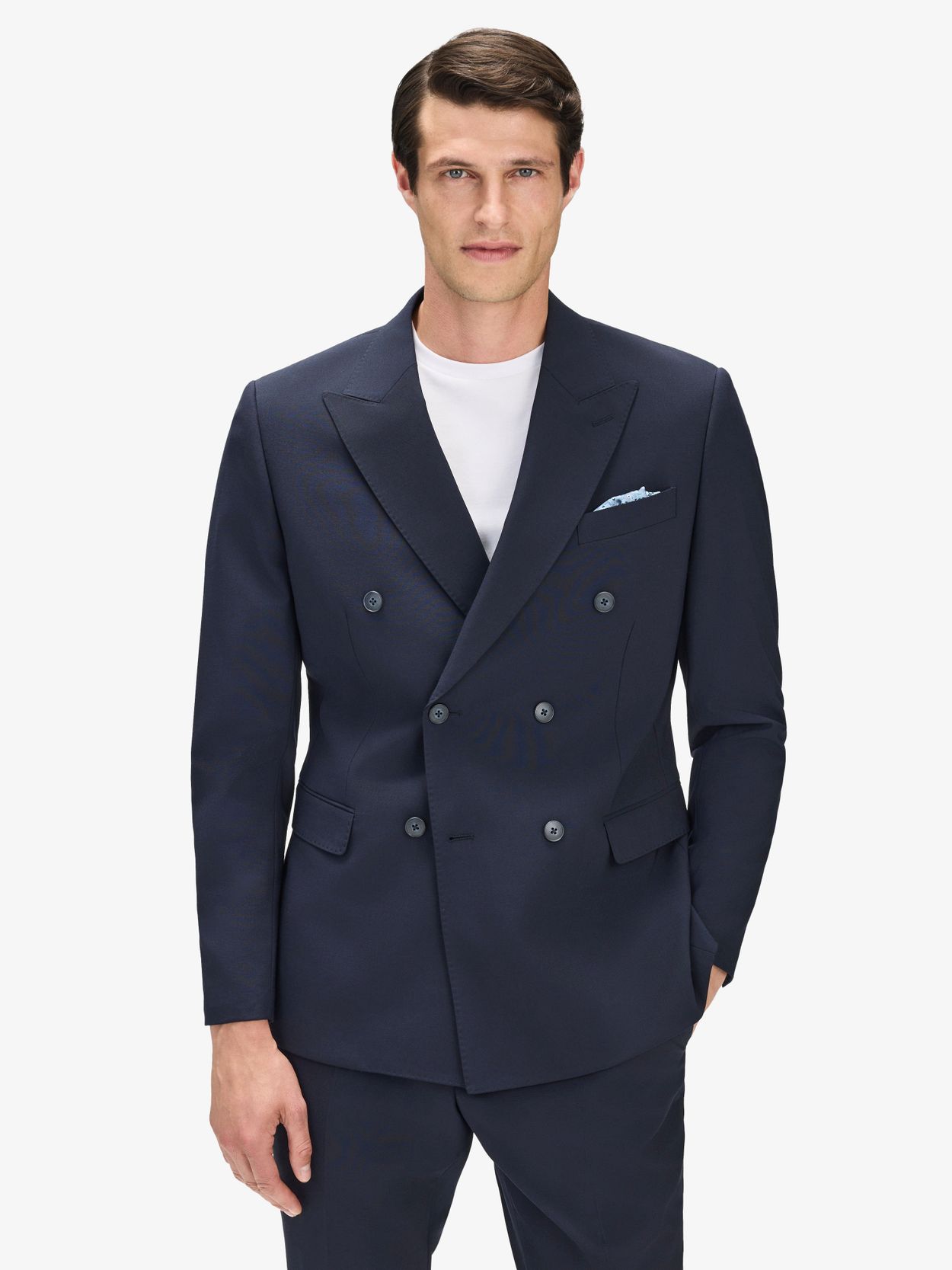 Image number 6 for product Blue Double Breasted Suit Ares