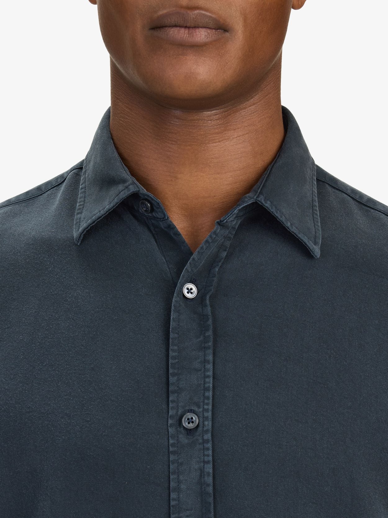 Dark Blue Shirt - Lyocell Casual Fit - Buy online | John Henric