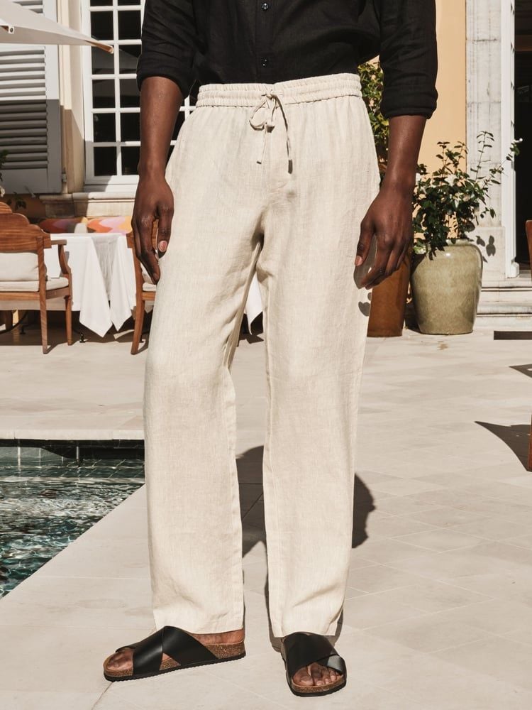 Men's Linen Pants - Linen Pants Online | John Henric