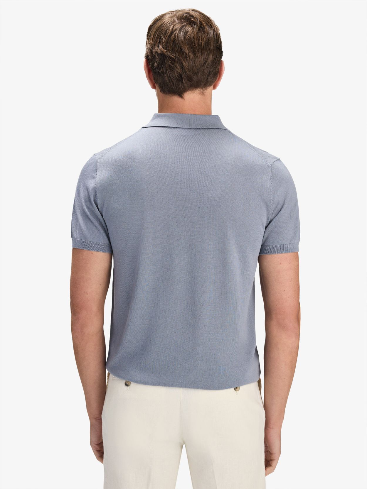 ★★ ★★ Lyocell silk polo sweater T22F1KTO072 Open Collar Polo Shirt - Buy online | John Henric