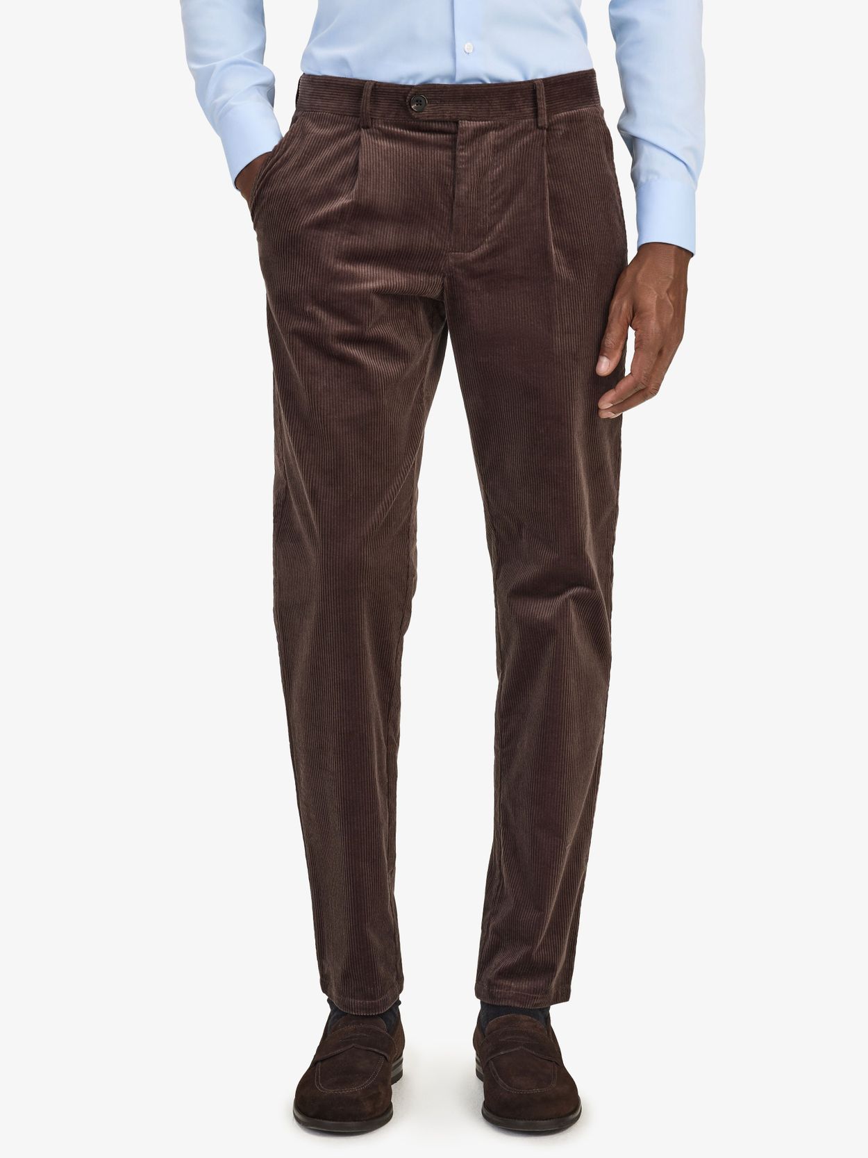 Image number 7 for product Mørk Brun Fløyelsdress