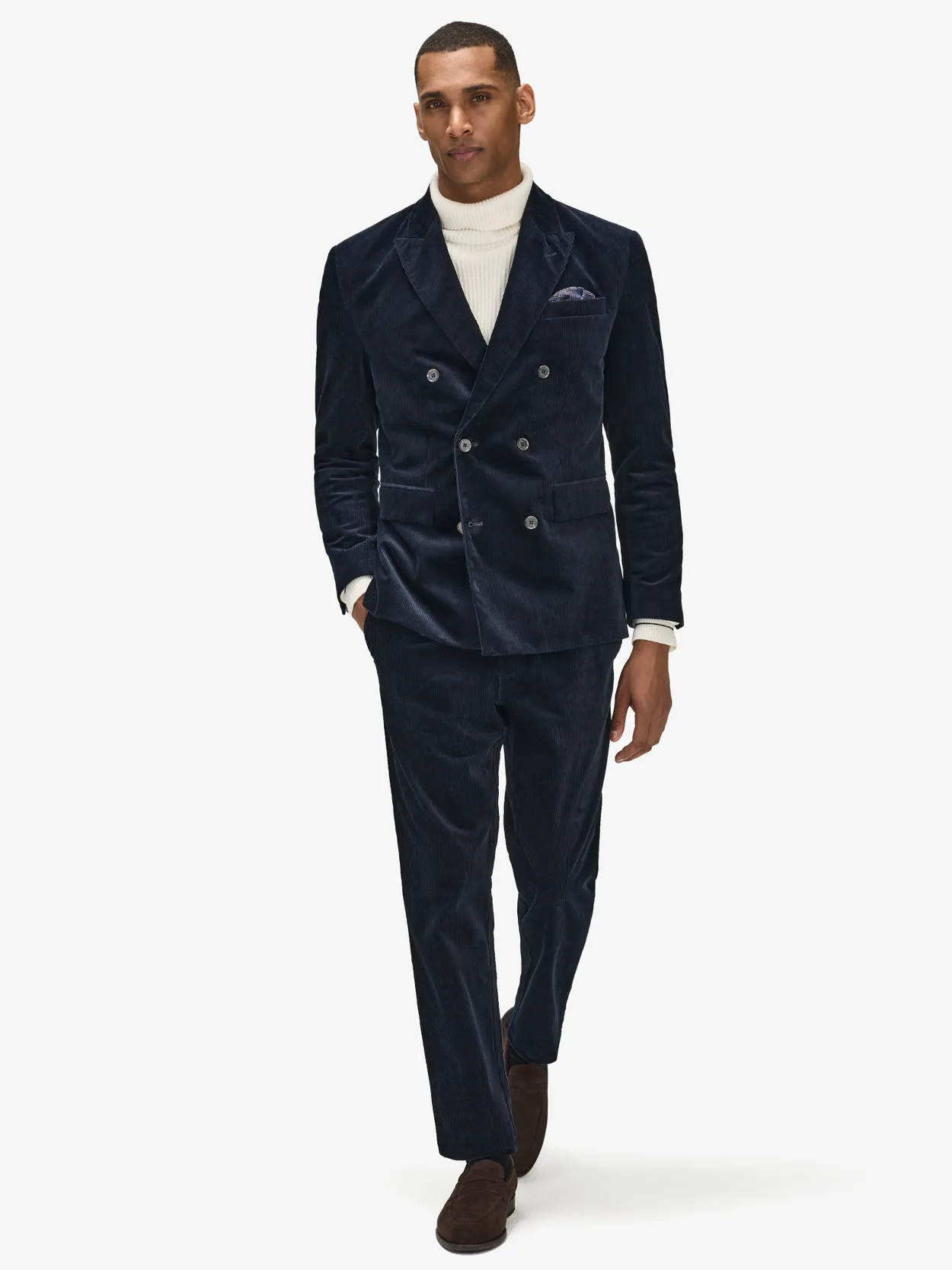 Navy Corduroy Suit Braddon