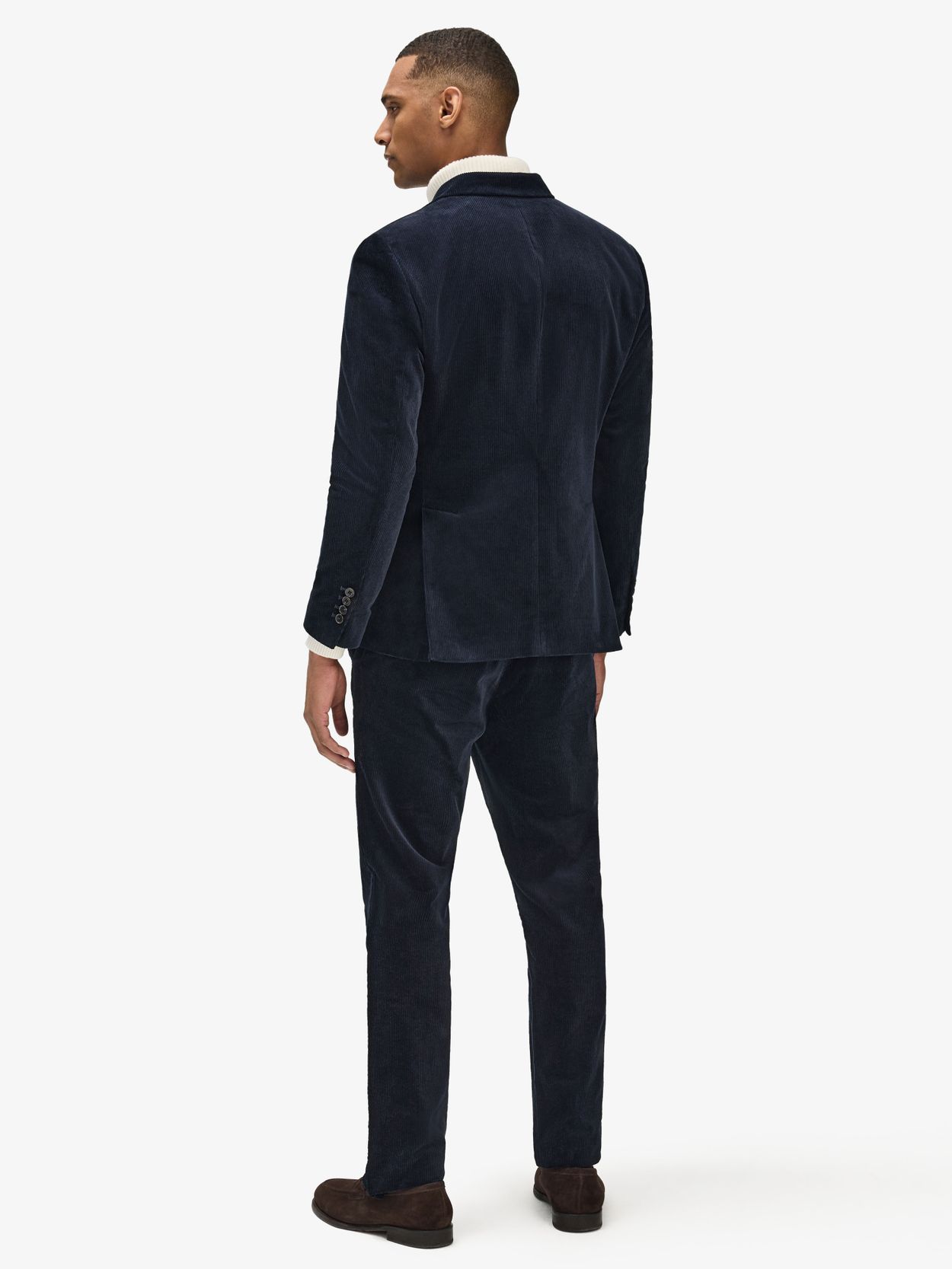 Image number 6 for product Navy Corduroy Suit Braddon