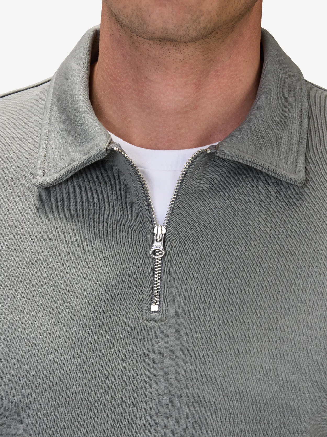 Long Sleeve Zip Polo Shirt - Buy online | John Henric