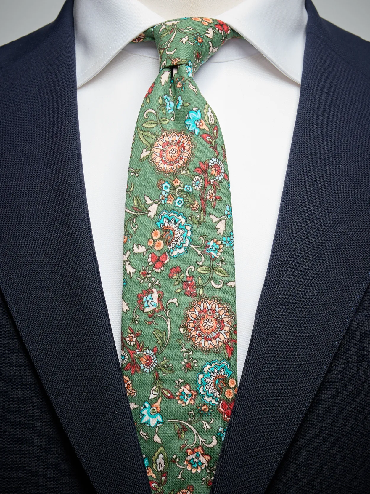 Green Tie Floral