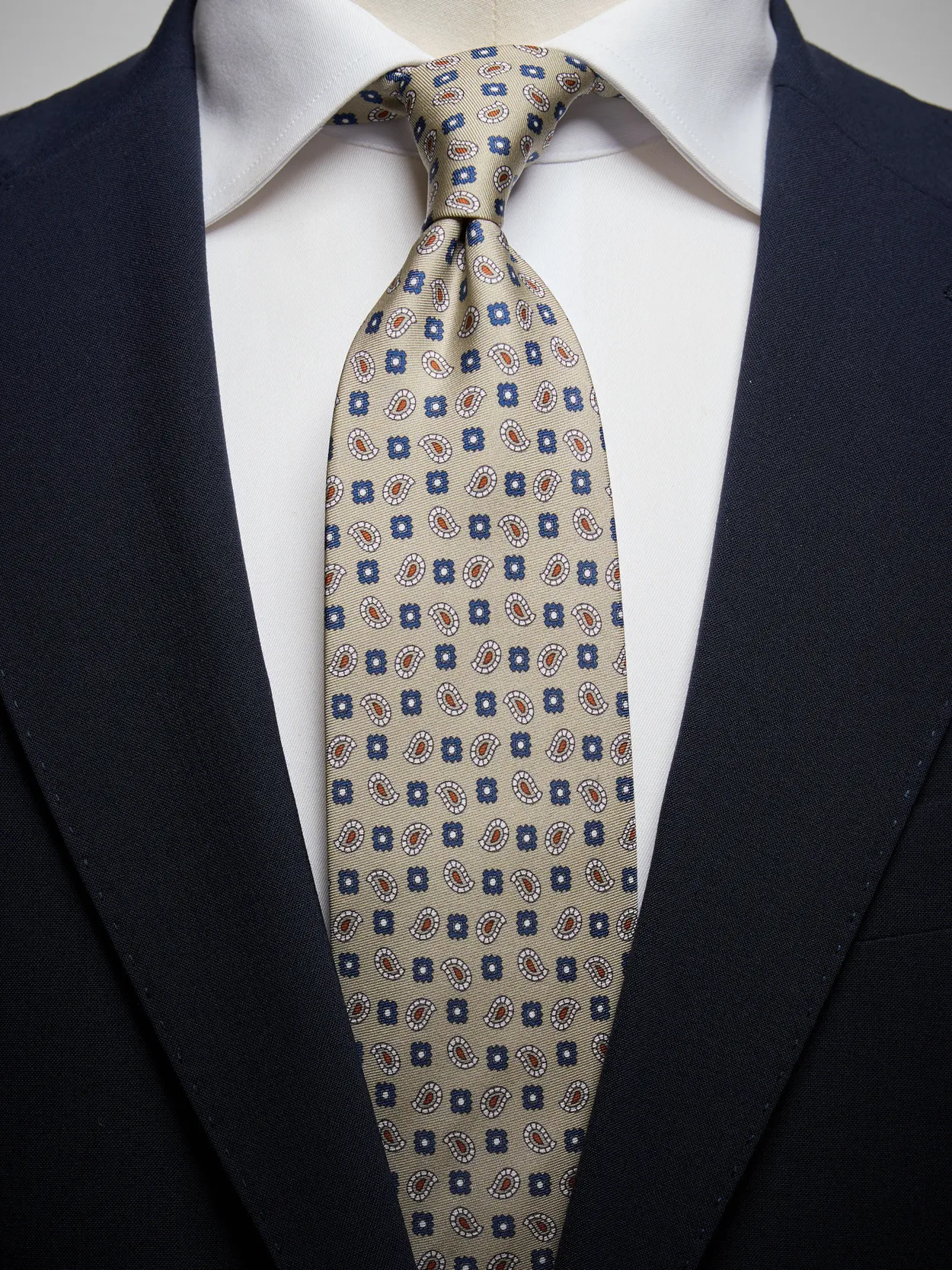 Beige Tie Paisley