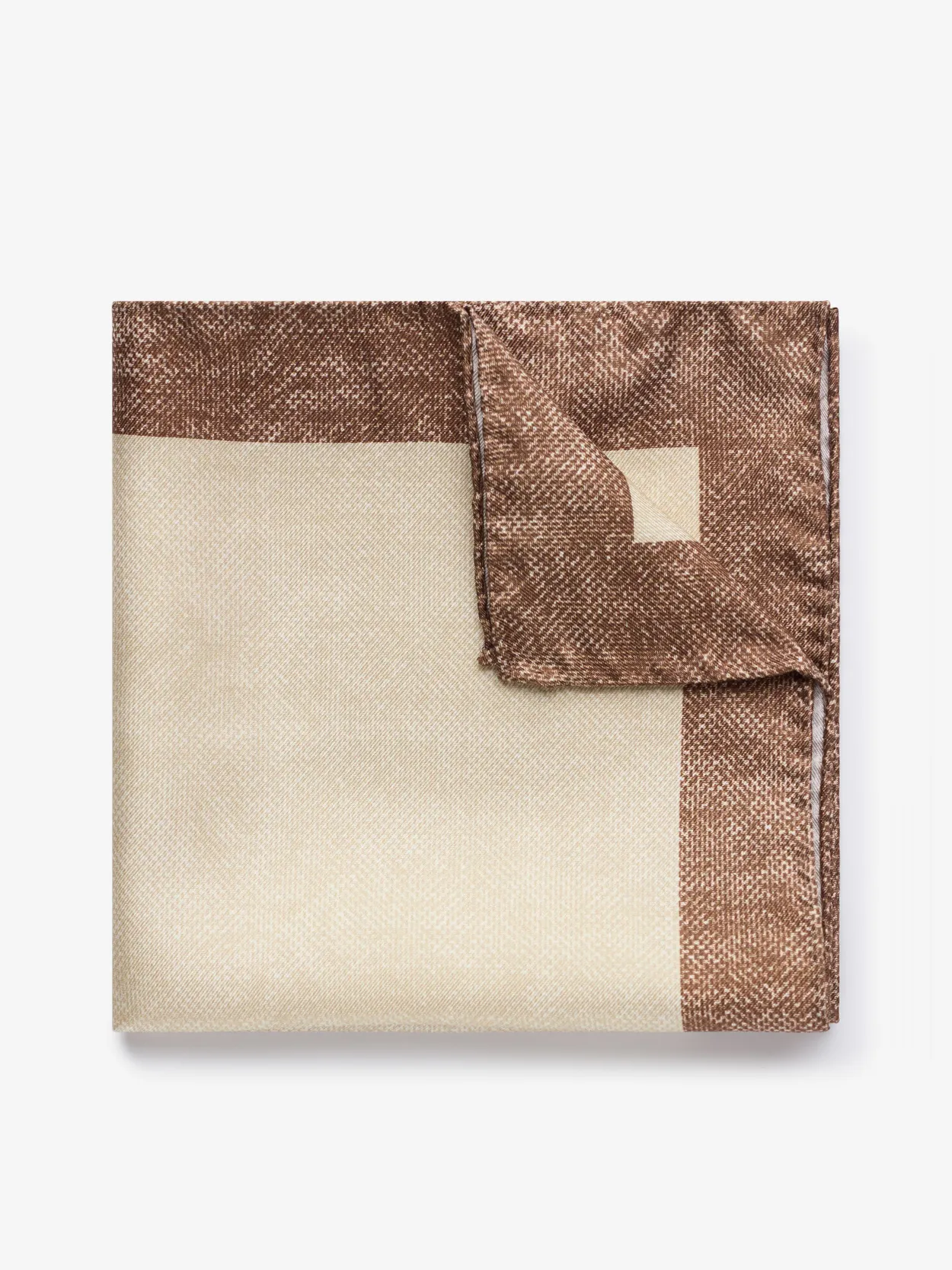 Beige Pocket Square