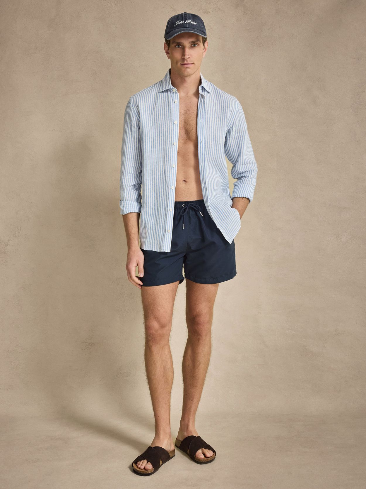 Navy Blue Swimshorts - Swim Shorts - Buy online | John Henric