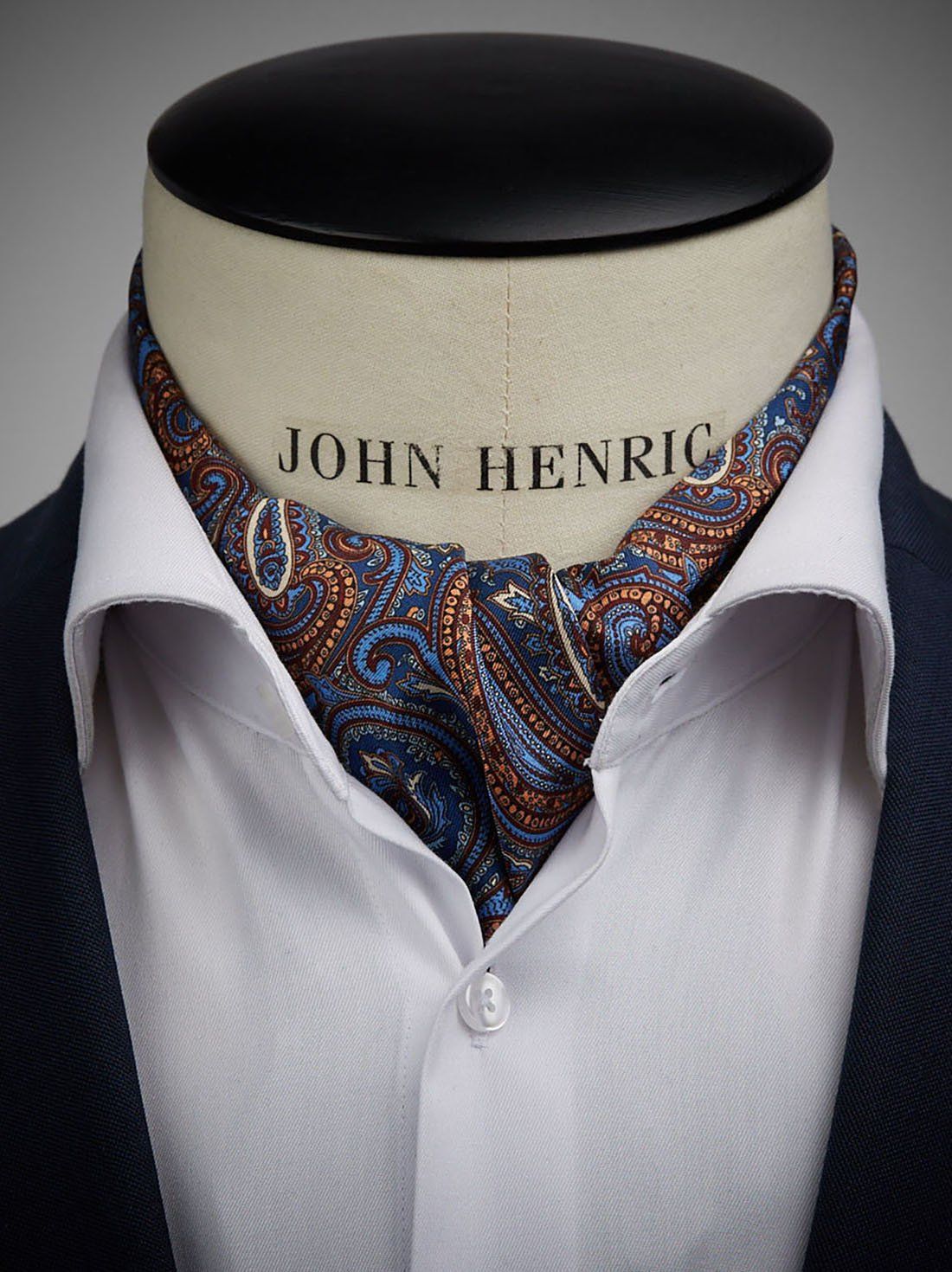 Men's Ascot Ties & Cravats | Free Shipping | John Henric