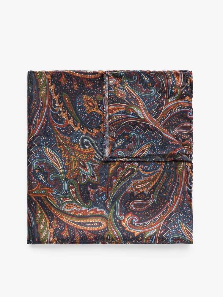 Blue Pocket Square