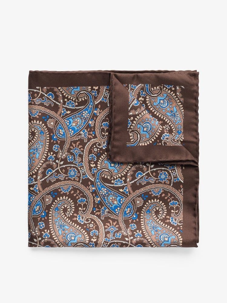 Brown Pocket Square