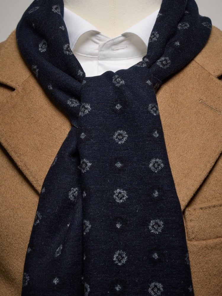 Navy Blue Scarf