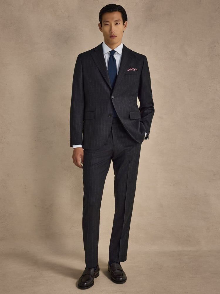Dark Grey Flannel Suit