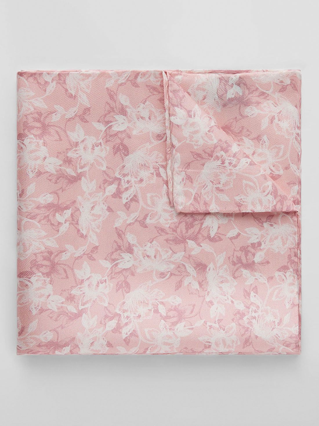 Pink Pocket Square Floral 