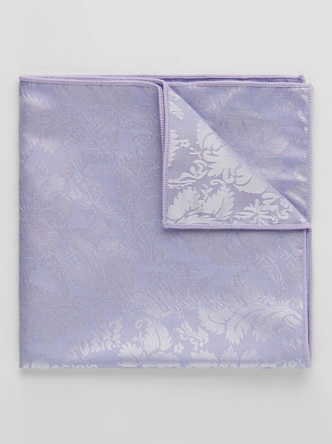 Purple Pocket Square Floral 