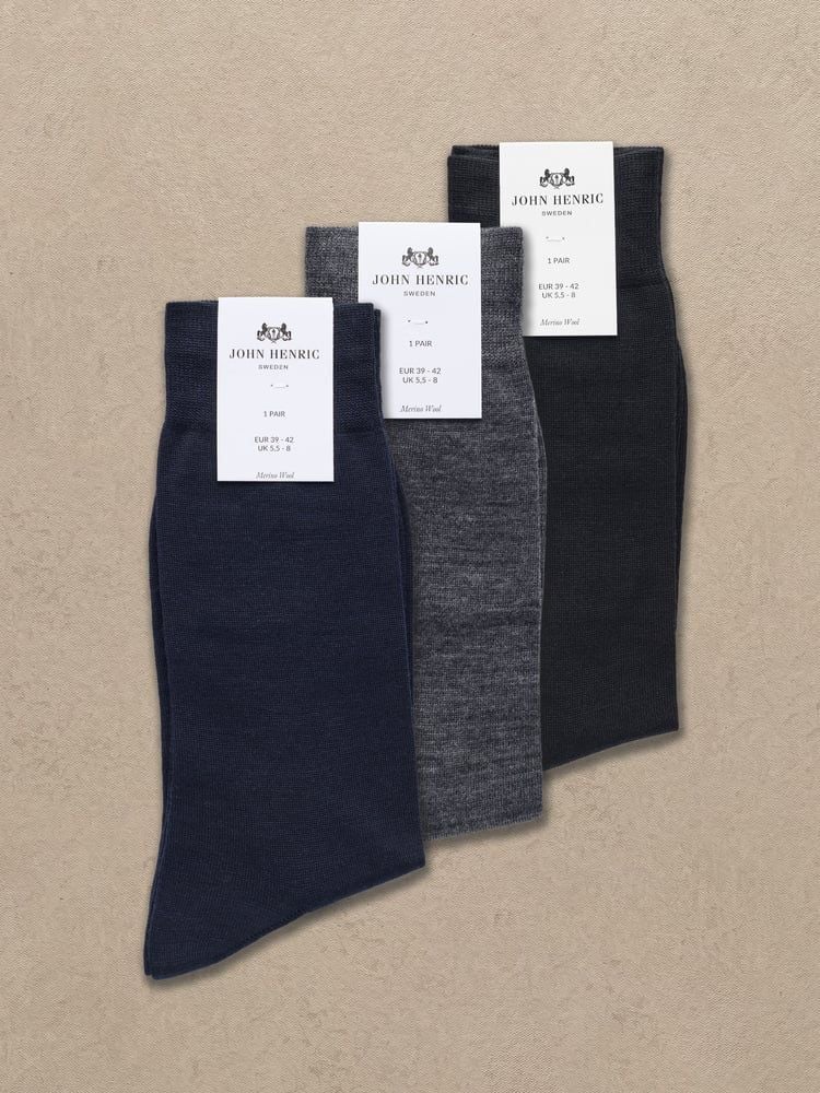 3-pack Merino Socks
