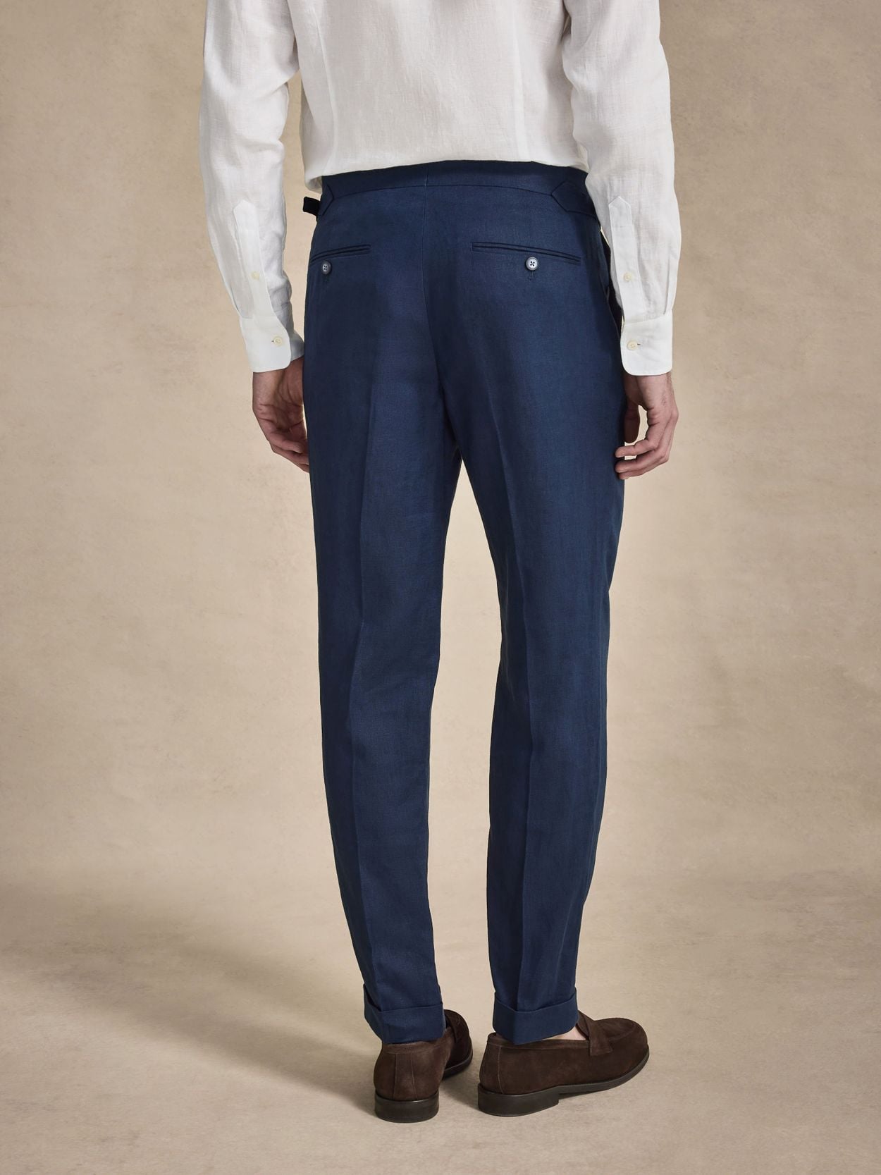 Image number 11 for product Navy Blue Linen Suit