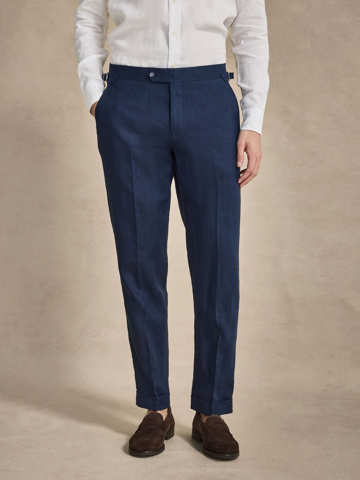 Image number 9 for product Navy Blue Linen Suit