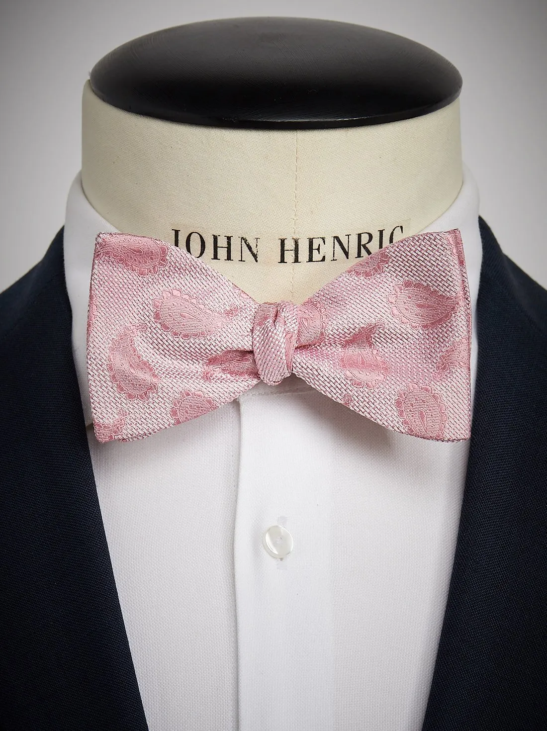 Pink Bow Tie Paisley