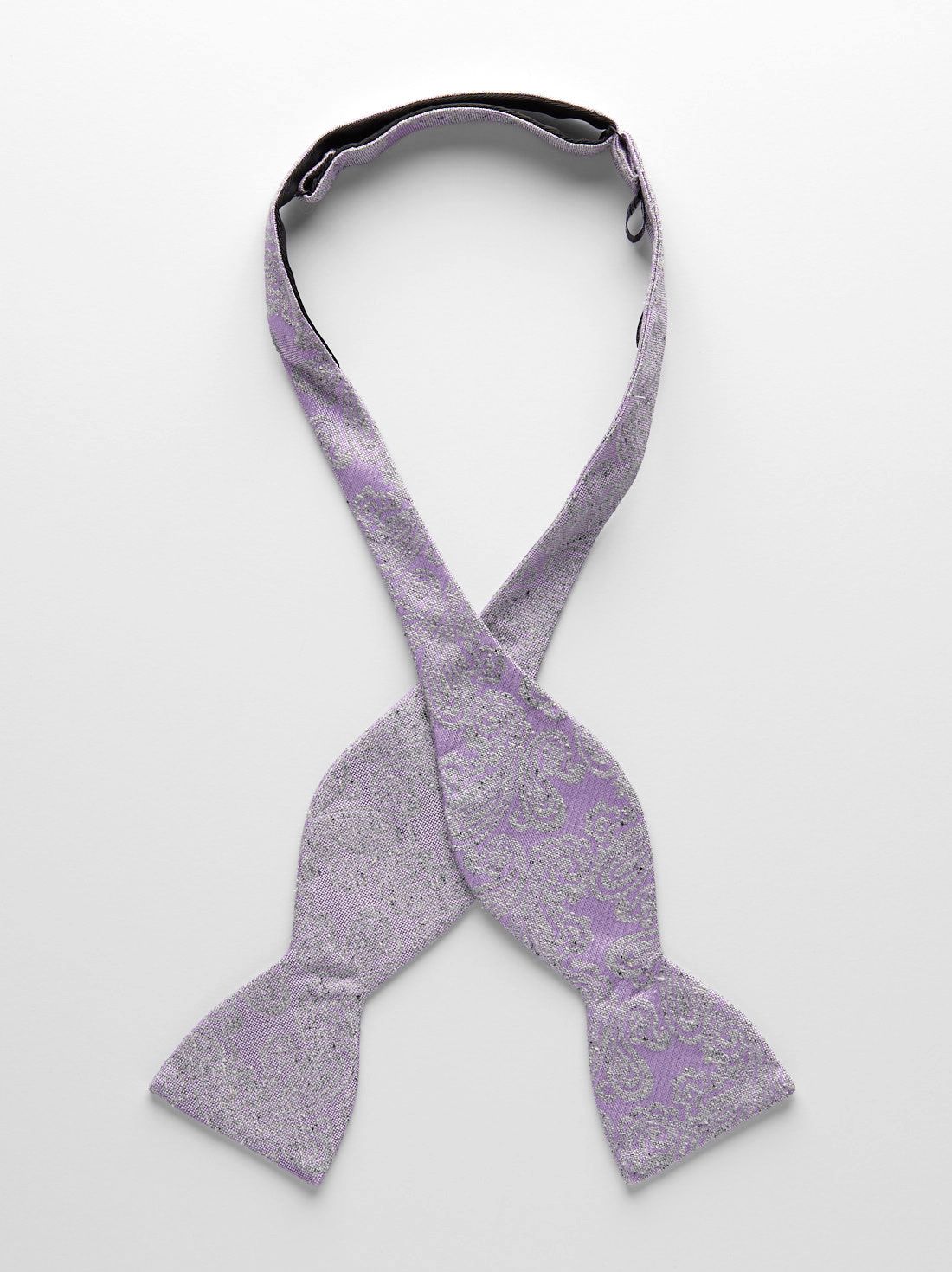 Purple Bow Tie Paisley