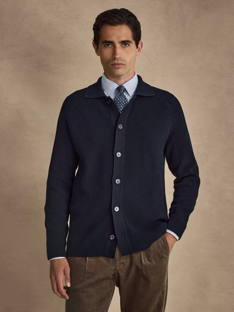 Navy Blue Cardigan