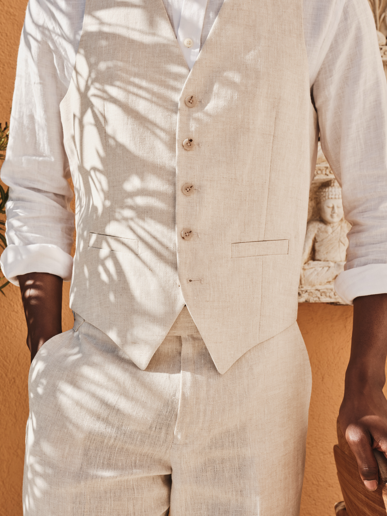 Image number 6 for product Sand Three Piece Suit Leon