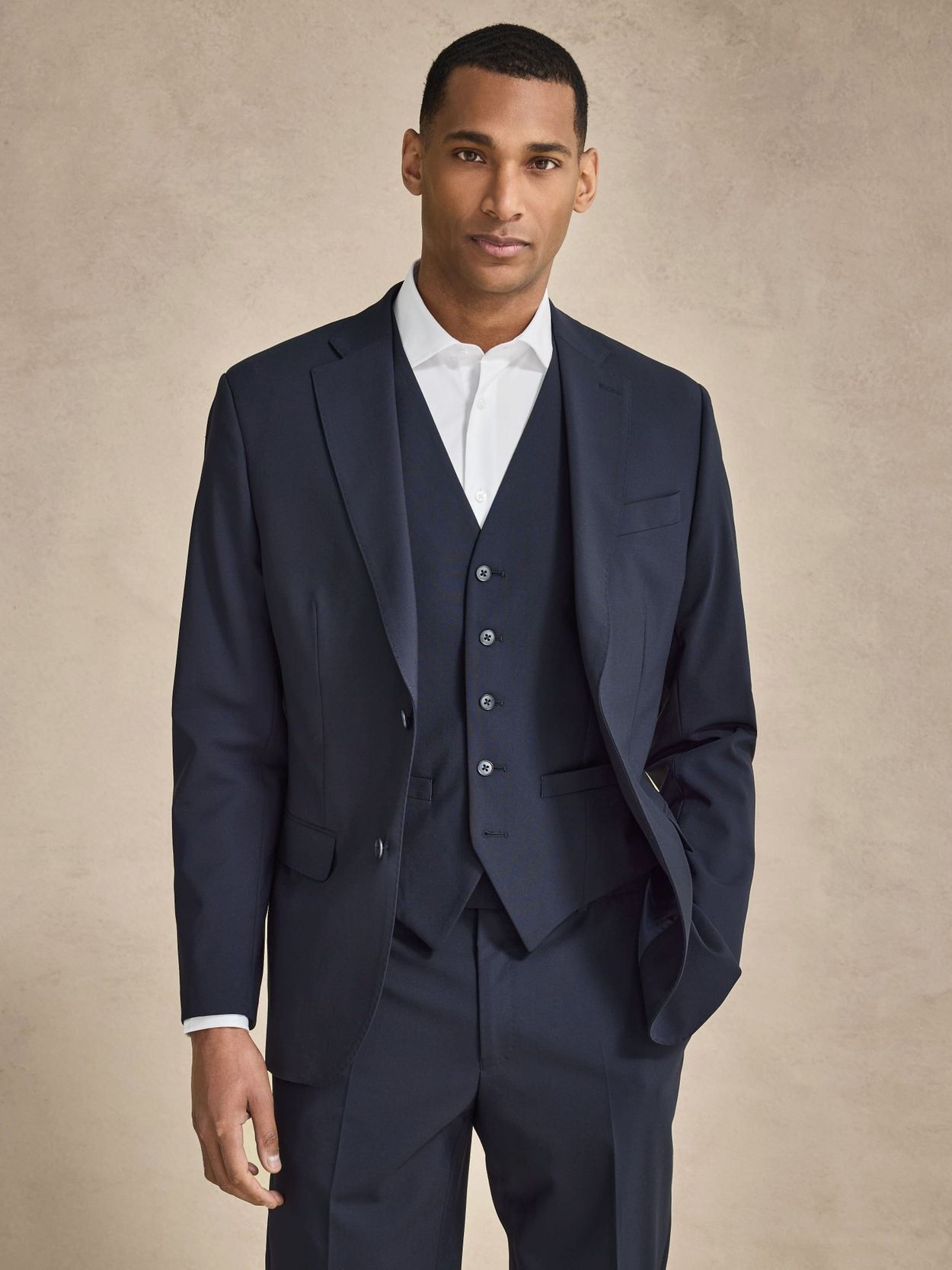 Image number 1 for product Mörkblå Tredelad Kostym