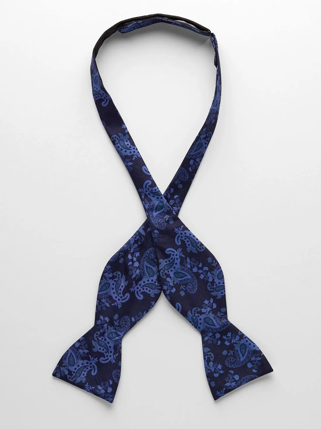 Blue Bow Tie Paisley
