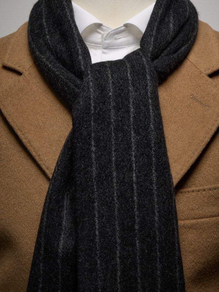 Dark Grey Cashmere Scarves