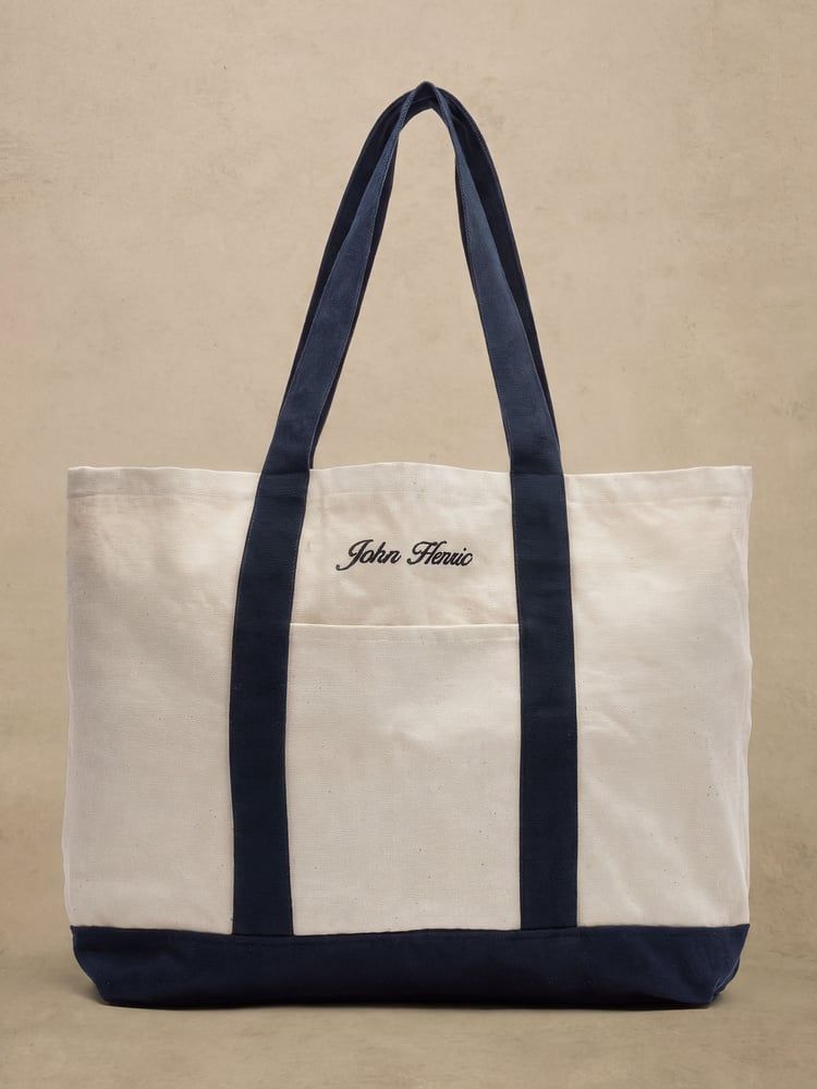 Light Beige Beach Tote Bag
