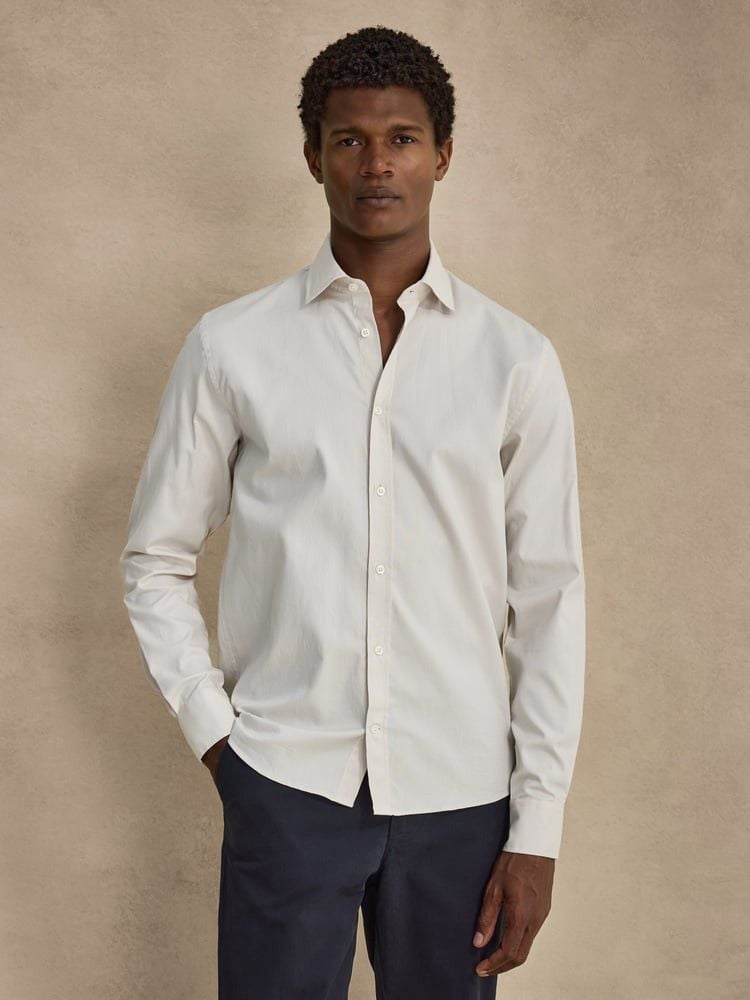 Sand Oxford Shirt