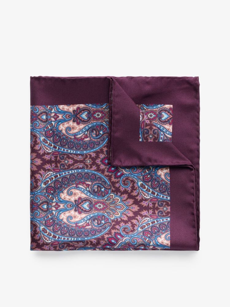 Burgundy Pocket Square