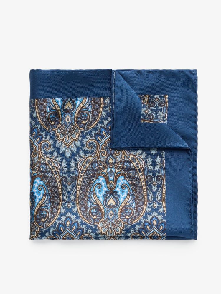 Blue Pocket Square