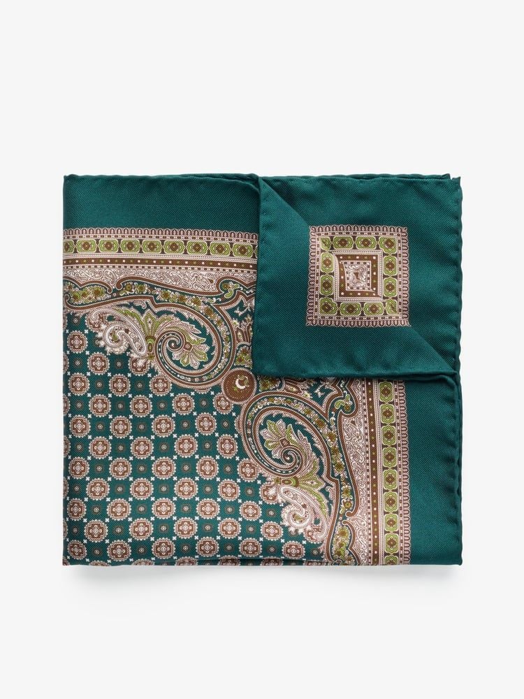 Green Pocket Square