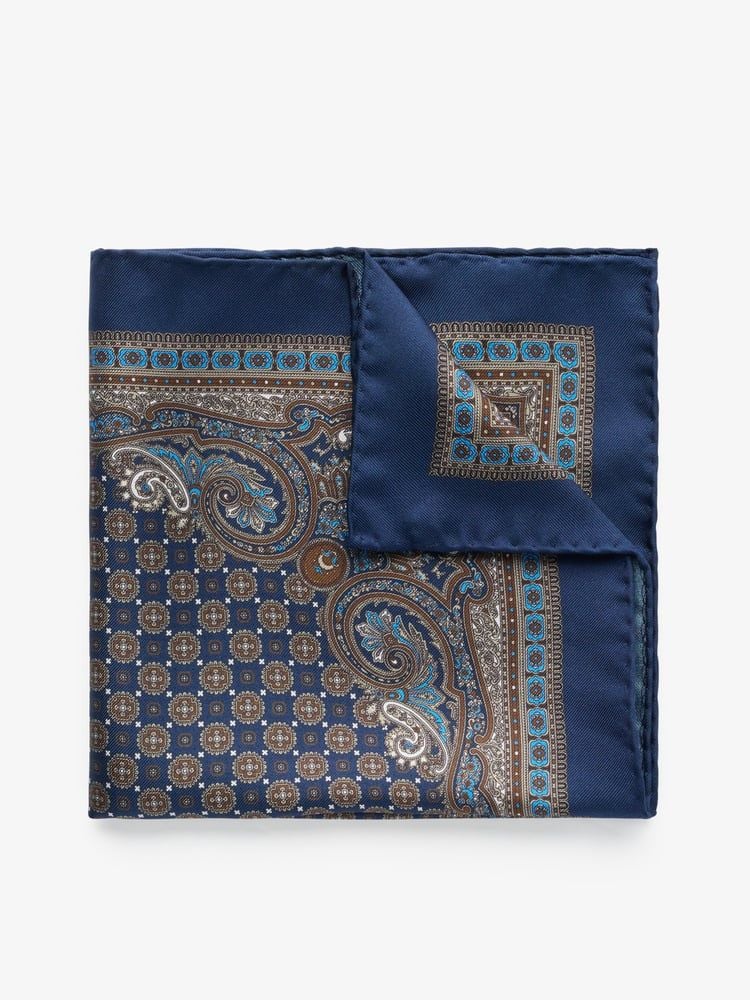 Blue Pocket Square