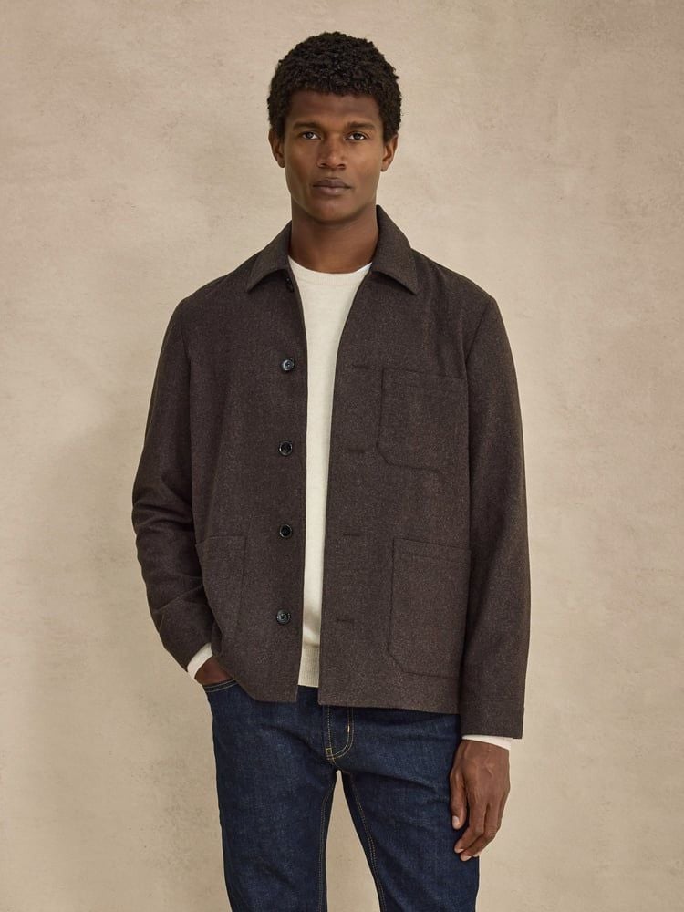 Dark Brown Overshirt