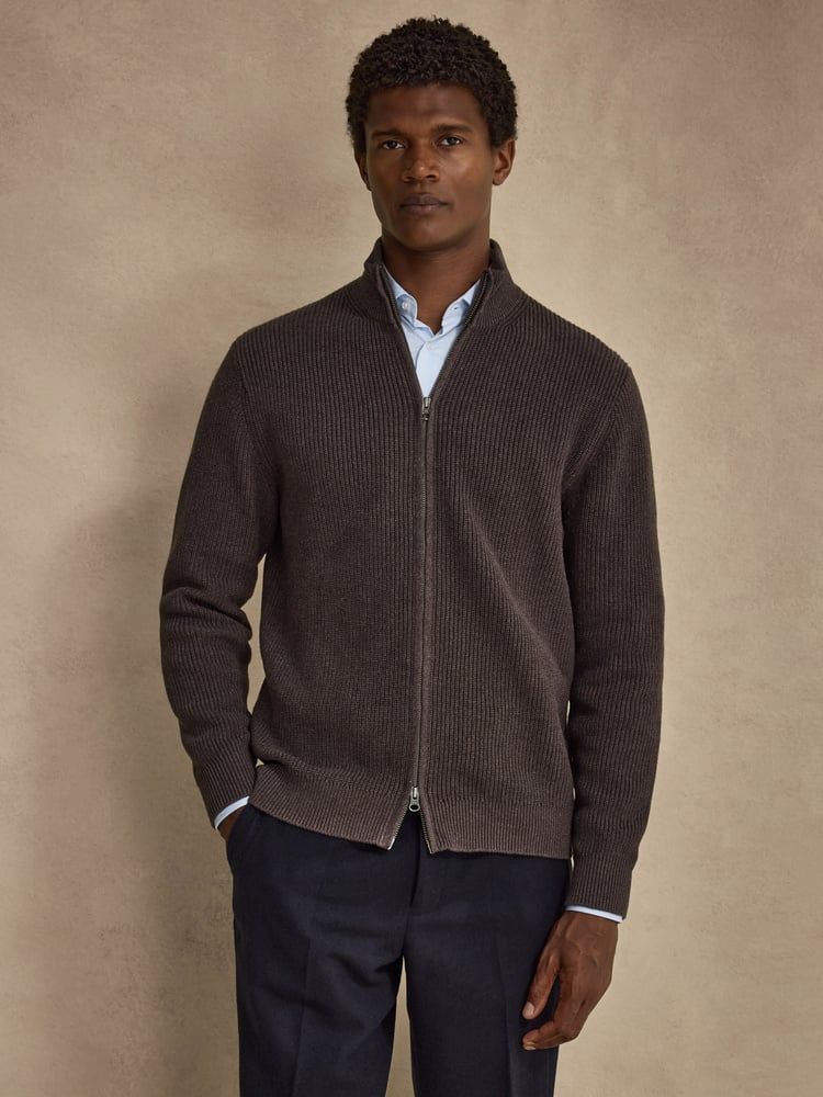 Dark Brown Cardigan