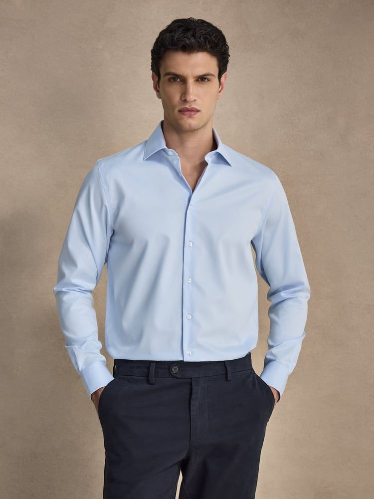 Light Blue Twill Shirt