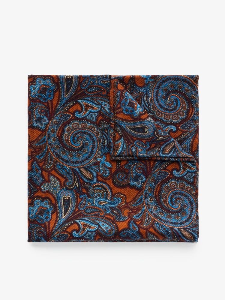 Terracotta Pocket Square