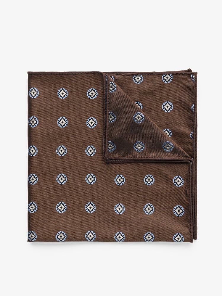 Brown Pocket Square