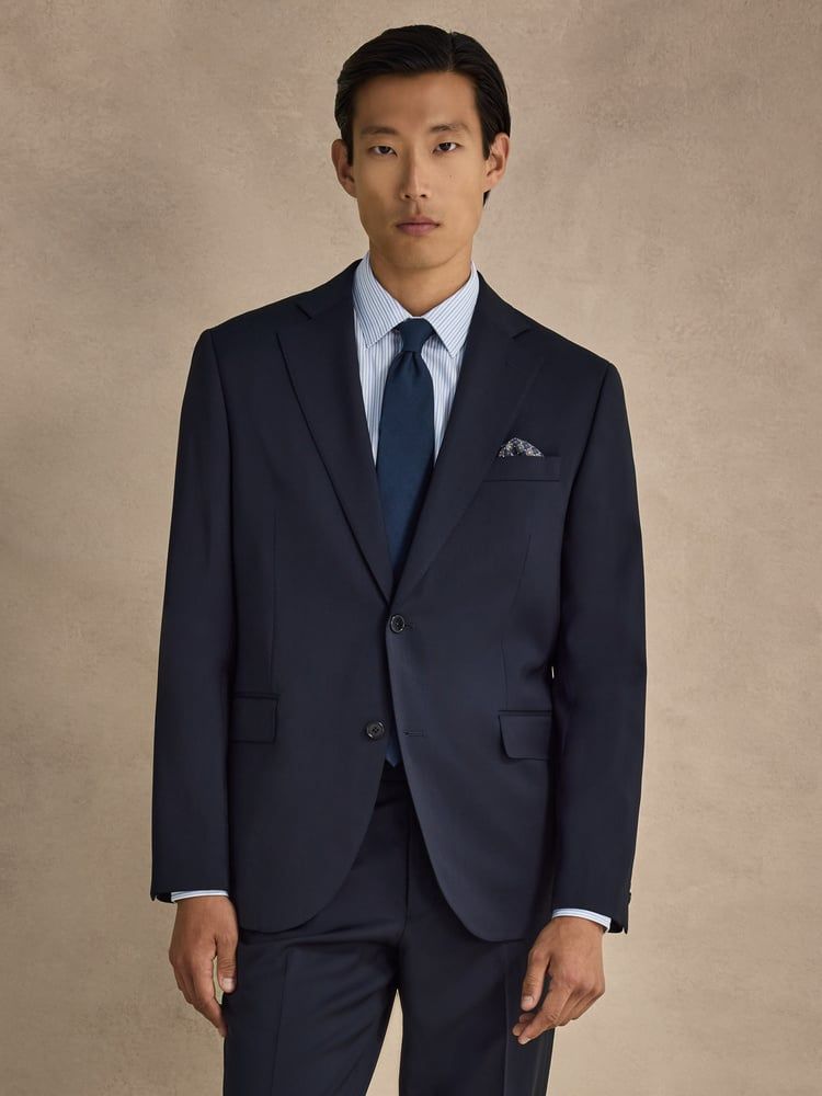 Navy Blue Suit Jacket