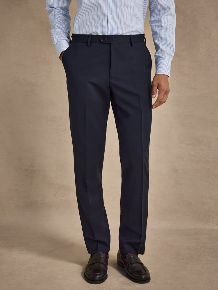 Navy Blue Suit Trousers