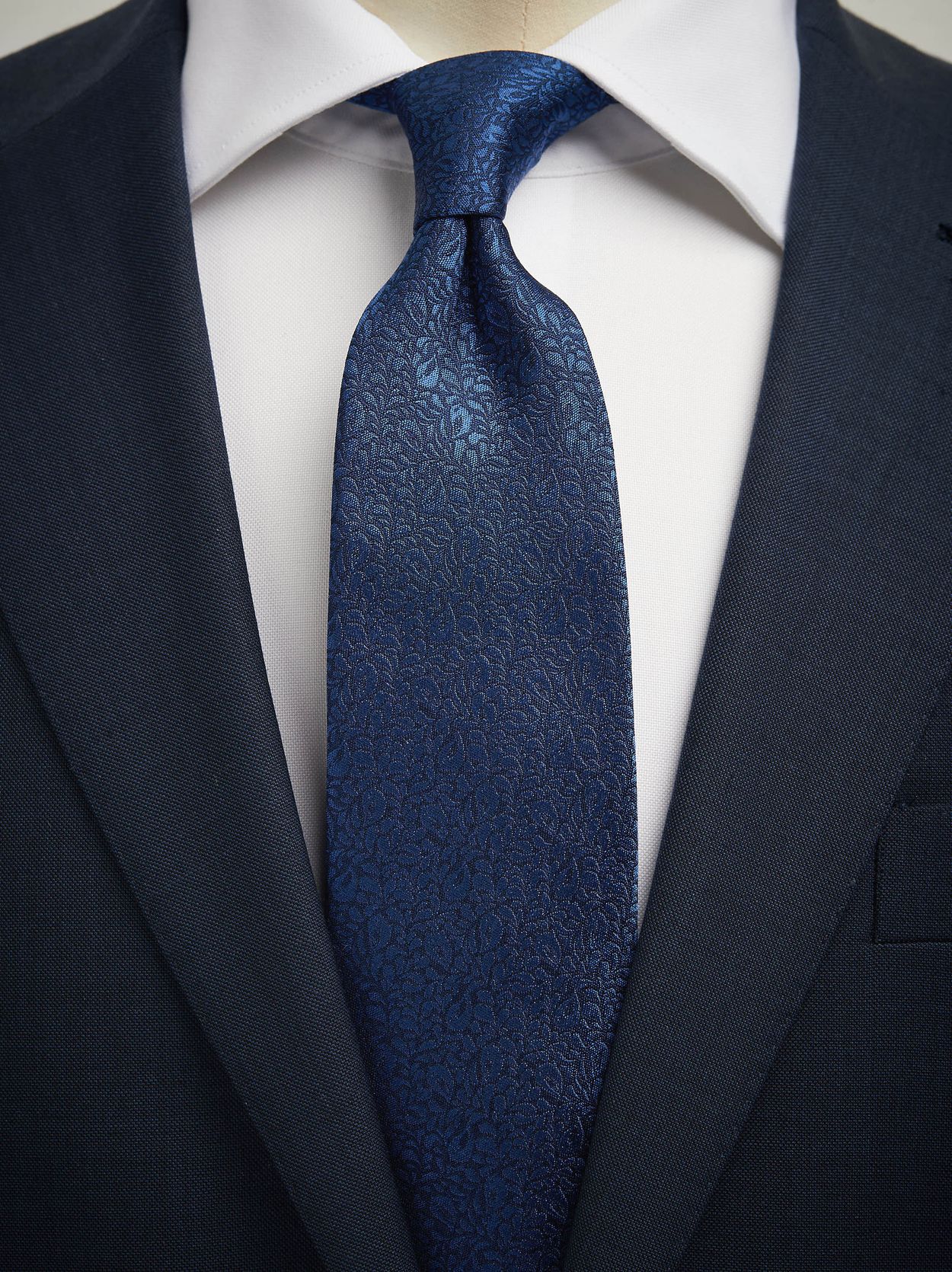 Blue Tie Floral
