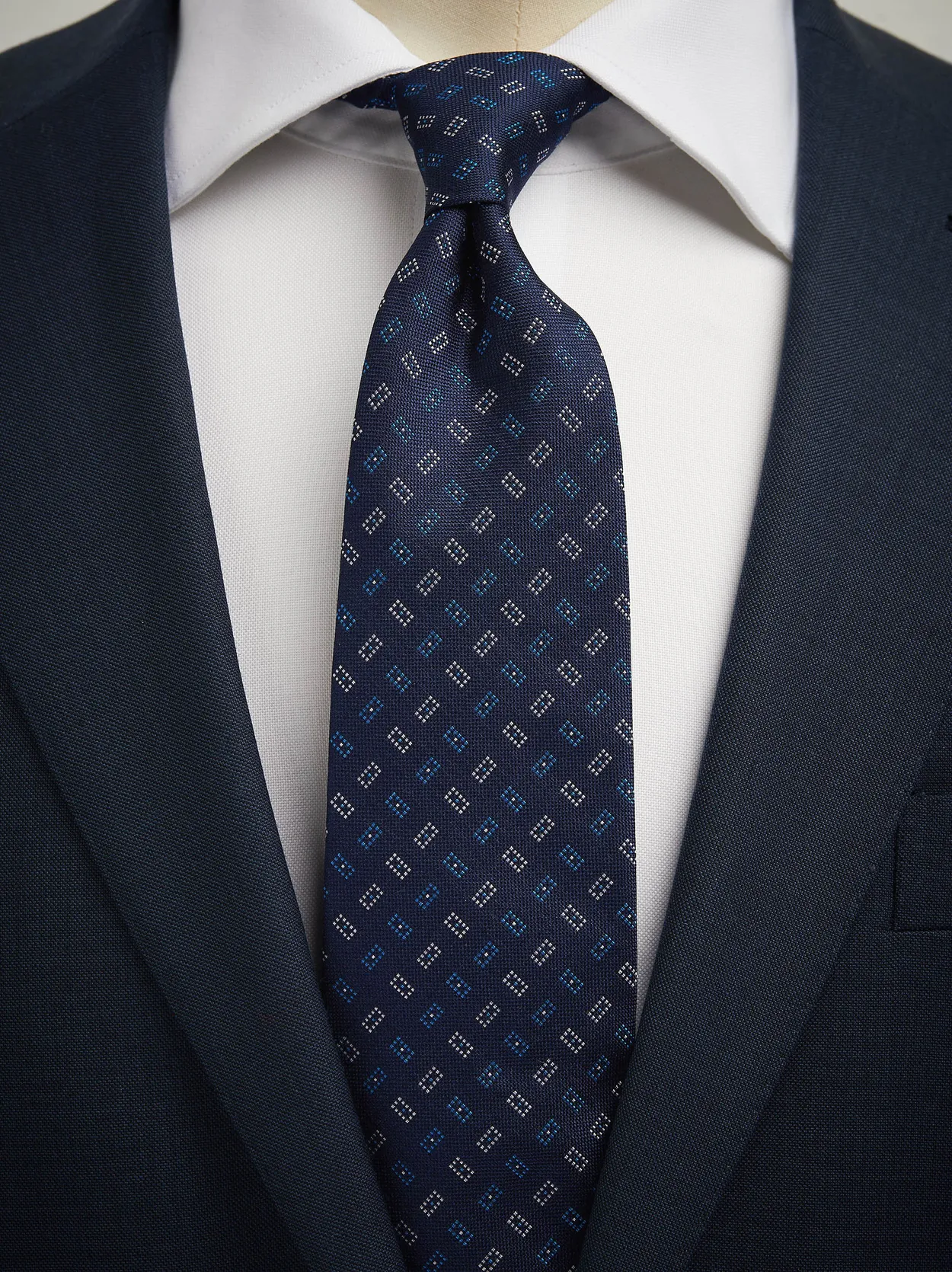 Blue Tie Motif